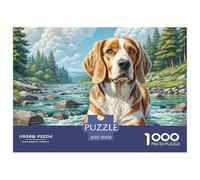 Welsh Springer Spaniel 1000 Pieces Jigsaw Puzzles Engaging Educational Games Jigsaw Puzzle Home Decoration for Gifts 70x50cm/1000pcs