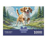Welsh Springer Spaniel 1000 Pieces Jigsaw Puzzles Engaging Home Decoration Jigsaw Puzzle Unique Puzzle Gift for Adults & Families 70x50cm/1000pcs