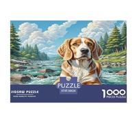 Welsh Springer Spaniel 1000 Pieces Jigsaw Puzzles For Adults Family Challenge Toys Stress Relieving Entertainment Cultivate The Spirit of Teamwork for Men, Women, Elders, Seniors 38x26cm/1000pcs