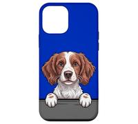 Welsh Springer Spaniel Cute Peeking Welshie Dog Lover Case for iPhone 12 mini