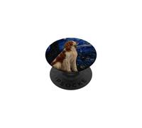 Welsh Springer Spaniel Dog Van Gogh Starry Night PopSockets Adhesive PopGrip