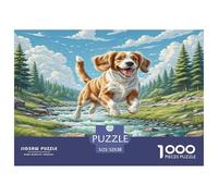 Welsh Springer Spaniel Jigsaw Puzzle 1000 Pieces for Adults Educational Game Gifts for Adults Home Decoration 100% Recvcled Cardboard 52x38cm/1000pcs