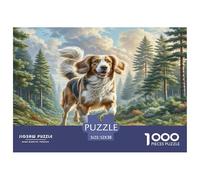Welsh Springer Spaniel Jigsaw Puzzles Puzzle for Adults Recycled Paper for Aduls 1000 Piece Puzzle Fun And Challenging Family Game 52x38cm/1000pcs