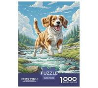 Welsh Springer Spaniel Jigsaw Puzzles Puzzles for Adults Kids. 1000 Pieces Great Gifts Challenge Toy Educational Games Home Decoration for Adults& Kids Age 14 Years Up 70x50cm/1000pcs
