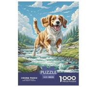 Welsh Springer Spaniel Jigsaw Puzzles Puzzles for Adults Kids. 1000 Pieces Great Gifts Challenge Toy Educational Game Home Decoration for Educational Games Gifts 38x26cm/1000pcs
