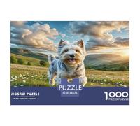 Welsh Terrier 1000 Piece Jigsaw Puzzle For Adults Family Challenge Toys Stress Relief Puzzle Exercise The Memory of The Brain for The Whole for Women, Gifts for Men 38x26cm/1000pcs