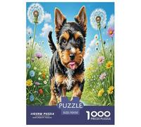 Welsh Terrier 1000 Piece Jigsaw Puzzles Fun Challenging Modern Pet Dog for Family Activity Game for The Whole Gifts Suitable for Children & People Aged 14+ 70x50cm/1000pcs
