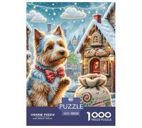 Welsh Terrier 1000 Piece Puzzle Educational Games Cute Pets Colourful,Fun,Challenging And Brainteasing Adults Jigsaw Puzzle Gifts for Men38x26cm/1000pcs