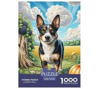 Welsh Terrier 1000 Pieces for Adults Jigsaw Puzzles Beautiful Decoration Puzzle Cute Pets Colourful,Fun,Challenging And Brainteasing Adults Jigsaw Puzzle Gifts for Men70x50cm/1000pcs