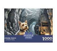 Welsh Terrier 1000 Pieces for Adults Jigsaw Puzzles Educational Games Cute Pets Challenging Puzzles Gifts for Men38x26cm/1000pcs