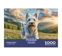 Welsh Terrier 1000 Pieces Jigsaw Puzzles Engaging Home Decoration Jigsaw Puzzles Home Decoration for Gifts 52x38cm/1000pcs