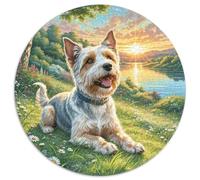 Welsh Terrier 1000 Pieces Jigsaws Stress Reliever Difficult Challenge for Adults & Kids Puzzle Jigsaw Puzzles Family Game Gifts (67.5x67.5cm)