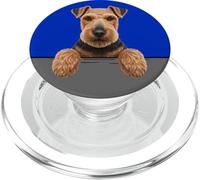 Welsh Terrier Cute Peeking Welshie Dog Lover PopSockets PopGrip for MagSafe