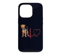 Welsh Terrier Heartbeat EKG Funny Dog Lover & Owner Case for iPhone 13 Pro
