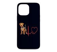 Welsh Terrier Heartbeat EKG Funny Dog Lover & Owner Case for iPhone 13 Pro Max