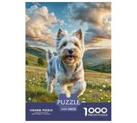 Welsh Terrier Jigsaw Puzzle Adult And Children 1000 Jigsaws Beautifully Illustrated Rainy Days Fun Activities Birthday Jumbo Age 12+ for Adults 38x26cm/1000pcs