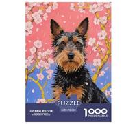 Welsh Terrier Puzzles 1000 Pieces for Adults Beautiful Decoration Puzzle Cute Dog Colourful,Fun,Challenging And Brainteasing Adults Jigsaw Puzzle Fun Present & Activity for Home70x50cm/1000pcs