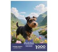 Welsh Terrier1000 Pieces Jigsaw Puzzles for Adults And Kids Educational Games Cute PetFun And Challenging Home Decors Great Gift Idea70x50cm/1000pcs