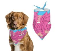 Welsh Trans Dragon Flag Dog Bandanas Puppy Triangle Kerchief Cat Scarfs Washable Bibs Pet Gifts