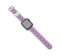 Welsh Trans Dragon Flag Silicone Watchbands Compatible for IWatch Straps 38mm 40mm 42mm 44mm