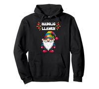 WELSH WALES NADOLIG LLAWEN MERRY CHRISTMAS GONK COLOURFUL Pullover Hoodie