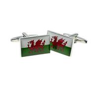 Welsh Wales National Flag Cufflinks