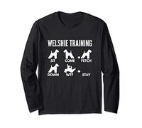 Welshie Training for Welsh Terrier Owners Long Sleeve T-Shirt