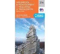 Welshpool and Montgomery: (OS Explorer Map 216 September 2015 ed)