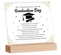 Welsky Graduation Gifts, Graduation Inspirational Gifts for Her Him Acrylic Plaque, Middle Senior High School College Masters Degree Grad Gift for Her Girls Sister Friend Nurse Keepsake