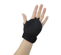 welsoon 1 Pair Fingerless Padded Grip Gloves for Sewing or Quilting with Free Movement