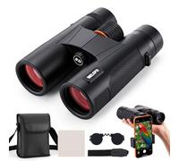 WELSPO 10x42 ED Binoculars for Adults, Bird Watching Binoculars with Stable Phone Adapter & Tripod, Waterproof Fogproof for Bird Watching, Hunting, Hiking and Football Games