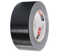 WELSTIK Black Duct Tape, Waterproof Duct Cloth Fabric,Colored Gaffer Tape for Repairs, DIY, Crafts, Indoor Outdoor Use,50mm X 41M, 7.5 Mil Thick,Black