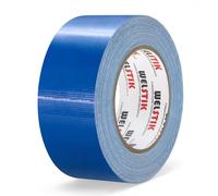 WELSTIK Blue Duct Tape Waterproof,Colored Gaffer Tape for Repairs, DIY, Crafts, Indoor Outdoor Use,50mm X 41M, 7.5 Mil Thick,Blue