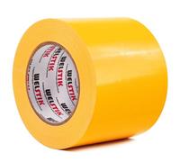 WELSTIK Heavy Duty Waterproof Duct Tape 4 Inch, Professional Grade Industrial Duct Tape for Repairs, DIY, Crafts, Indoor Outdoor Use, No Residue, Tear by Hand (3.77Inch X 45 Yards, Yellow)