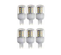 WELSUN 12v G9 LED Lamp 4W, 260-300 Lumens, 3000k Warm White/6000k Cool White No Flickering LED Lamp, DC12-80V for RV Camper Marine,Solar Power Light and Off Grid,6-Pack (Color : Warm white)