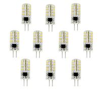 WELSUN G4 LED Bulbs, 2.5W 220V 230V Mini Capsule Light Bulb (20W Halogen G4 Lamp Equivalent), Bi-Pin Base JC Type Non-dimmable for Lighting Decor 10 Pack (Color : Warm white)