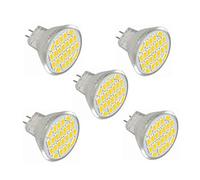 WELSUN GU4 LED Bulb MR11, 4W (replaces 40W), Warm White/Cool White, Pack Of 5 [energy Class A (Color : Cool white)