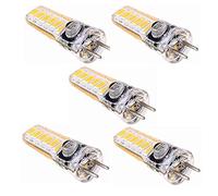 WELSUN GY6.35 LED Bulb Light 3 Watts AC/DC 12V G6.35/GY6.35 Bi-Pin Base 20W Halogen Replacement Bulbs.Non-Dimmable,5-Pack (Color : Warm white)