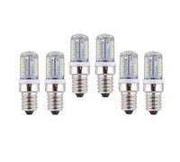 WELSUN Low Voltage E14 LED Light Bulb 12V AC/DC 10-20V 3W 220 Lumen 57PCS 3014 SMD Explosion proof, Non-Dimmable, for RV Camper Marine,Solar Power Light and Off Grid (Pack Of 6) (Color : Warm White)