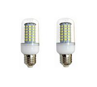 WELSUN Low Voltage E27 LED Corn Bulb Lamp 12V 24v 36v 48v 10W Corn Bulb Light 5730SMD 69LED AC/DC 10-60v for RV Camper Marine, Solar Power Light and Off Grid 2pcs/lot (Color : Cool white)