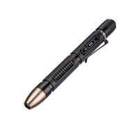 Weltool M6-Dr Pen Light, Pocket Torch with Clip, Warm White LED Portable Penlight, Uniform Beam, No Glare, for Inspection, Observation, Emergency, 2 AAA