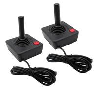 WELURE 2-Pack Joystick Controller Replacement for The Atari 2600 Console System - Black