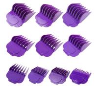 WELURE for Andis Master Clipper Accessories - 10 Magnetic Cutting Guards 1/16", 1/8", 3/16", 1/4", 3/8",1/2", 5/8", 3/4", 7/8", and 1 - for All Professional Haircutting Needs