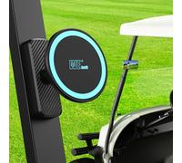 welvath Magnetic Golf Cart Phone Holder, Phone Mount Holder Compatible with MagSafe iPhone/Galaxy/Smartphones, Golf Cart Accessories for EZGO Club Car Yamaha Icon, Gift for Men Women