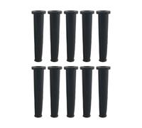 WELWIK 10PCS Wire Boot Protector Length 75mm Black PVC Cable Conduit Suitable for Cable Fixing Mechanical Control Box Instrumentation