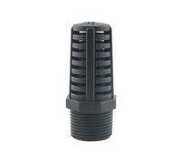WELWIK 3/4 Inch Black PVC Threaded Suction Overflow Filter Fish Tank Drain Connector Aquarium Breathable Ventilation Cap Radiator Cover Suitable for Pond and Aquaculture Product