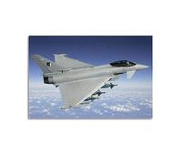 WELYK Aviation Poster for Multirole Combat Eurofighter Typhoon Poster Decorative Painting Canvas Wall Posters And Art Picture Print Modern Family Bedroom Decor Posters 08x12inch(20x30cm)