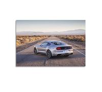 WELYK Hyper Car Posters for Ford Mustang GT Poster Decorative Painting Canvas Wall Posters And Art Picture Print Modern Family Bedroom Decor Posters 16x24inch(40x60cm)