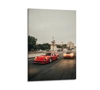 WELYK Super Car Poster for Ferrari F40 Sport Car Racing Car Poster Decorative Painting Canvas Wall Posters And Art Picture Print Modern Family Bedroom Decor Posters 12x18inch(30x45cm)