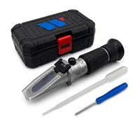 WELZH AdBlue Refractometer Optical Fluid Tester Antifreeze Coolant Screen Wash Battery Fluid Temperature Compensated Precision Measurement Tool Professional Workshop Diagnostics 2968-WW